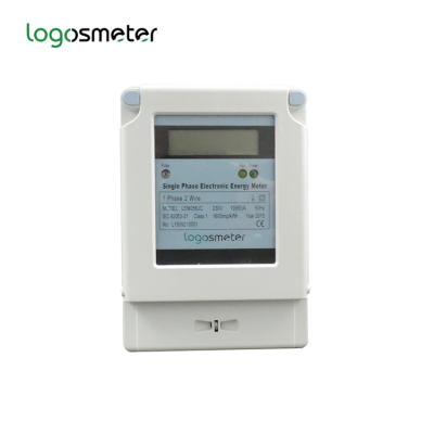 single phase two wire LCD display electronic energy meter  LEM056JC