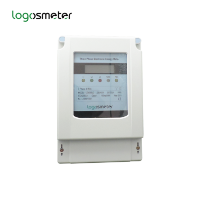 Three Phase digital LCD display electrical energy meter CE ROSH LEM066JC