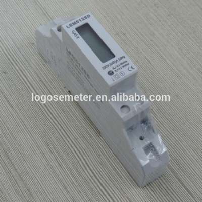 1 module Digital 45A Single phase din rail energy meter for Austrian market